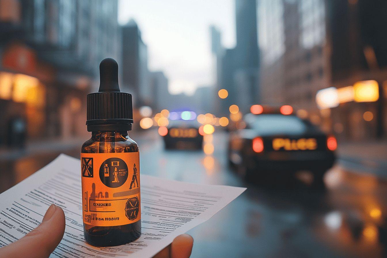 CBD et contrôle routier que risque-t-on : conséquences légales