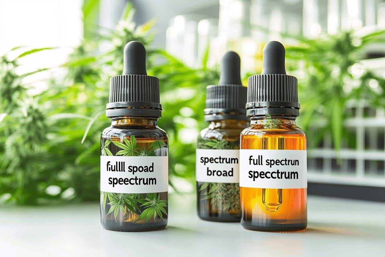 Quelle différence entre CBD full spectrum et broad spectrum : guide complet